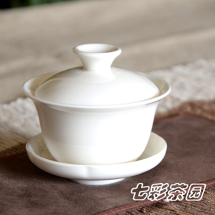 玉瓷白盖碗 7克/5克/3克盖碗/公道杯 125ml/100ml/70ml 盖碗在类目 餐饮具, 茶具, 盖碗中 - 来自Buy2taobao.com提供专业的淘宝代购服务