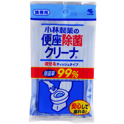 Japan Original Kobayashi Pharmaceutical closestool Potty cover 99% Sterilization clean Woven fabric Wet wipes Portable package 10 slicein the Care cleaners/Sanitary napkins/Paper/Aromatherapy , Paper/Wipes , Wipes category - from Buy2taobao.com to provide professional Taobao agent buy service