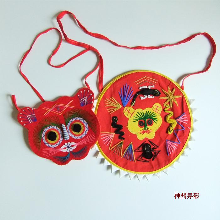 布藝刺繡純手工虎頭包包壓歲錢包禮品特色民族中國地區工藝品在類目 特色手工藝, 地區民間特色手工藝, 刺繡中 - 來自Buy2taobao.com提供專業的淘寶代購服務