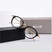 tb011复古圆框潮流款男女，光学眼镜框配成品，近视防电脑辐射眼镜架