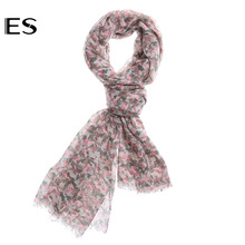 艾格 ES  秋季新品 迷彩印花薄款围巾14035905899图片