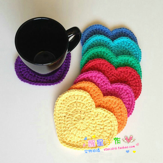 Wake star hands do Milk Cotton Crochet Coaster Hand Coasters zakka props Insulation pad 9CMin the Tableware , Cup/Cups/Kettle , Coaster category - from Buy2taobao.com to provide professional Taobao agent buy service