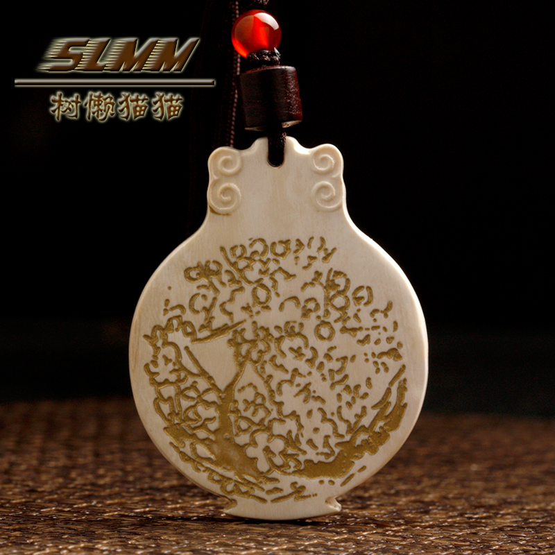 Original The sloth cat Mammoth ivory Pendant Lacquer process Pachira Boutique Lucky Dominoesin the Accessories/Fashion Jewelry, Pendant/Pendant category - from Buy2taobao.com to provide professional Taobao agent buy service