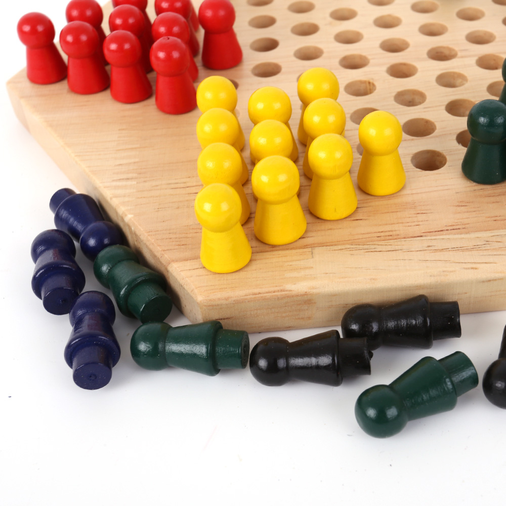 3-4-6岁多功能游戏棋成人儿童跳棋木制棋类益智玩具小孩智力积木在类目 玩具/童车/益智/积木/模型, 儿童棋类/桌面游戏, 跳棋中 - 来自Buy2taobao.com提供专业的淘宝代购服务