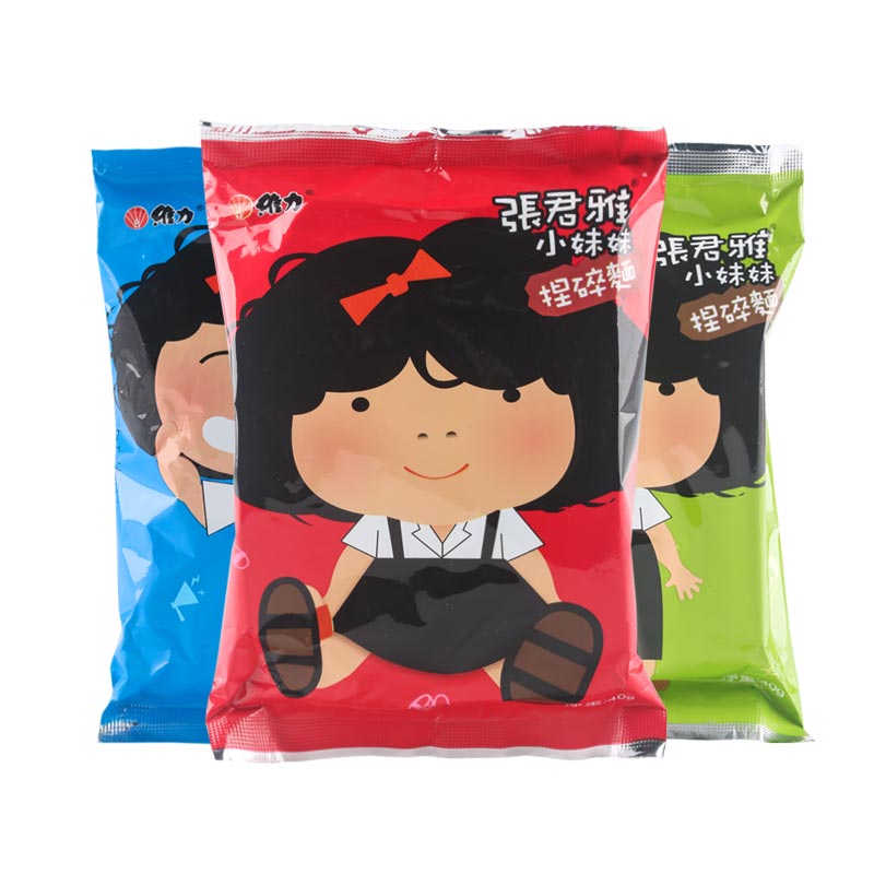【天猫超市】台湾进口膨化零食品 张君雅小妹妹捏碎面点心面40g