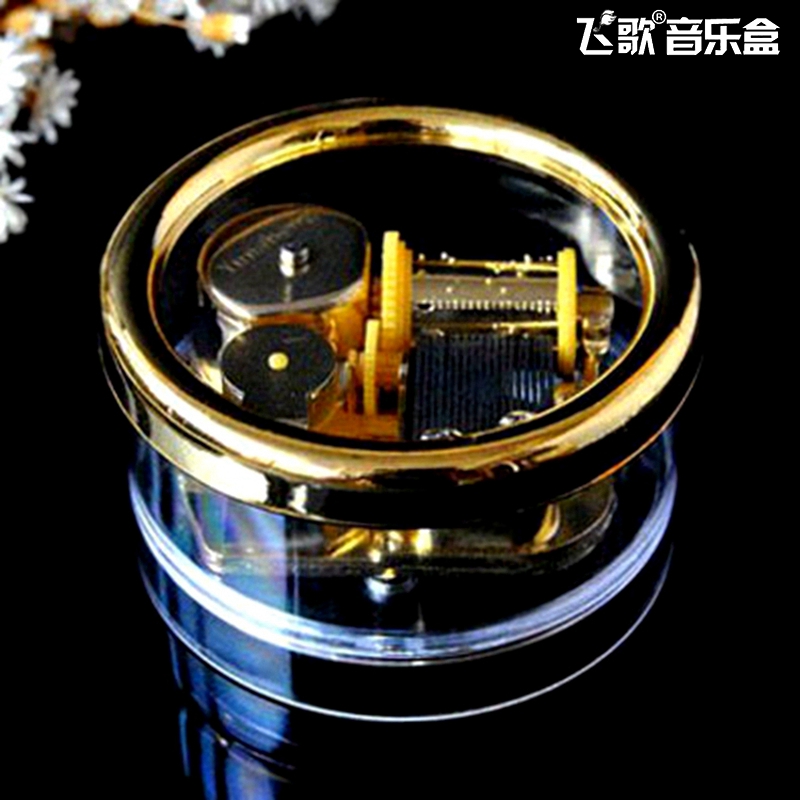 transparent circular Music box Photo The music box originality A birthday present City of sky girl student Girlfriend Confidantein the Home accessories , Decorative items , Music Box category - from Buy2taobao.com to provide professional Taobao agent buy service