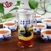 泡茶壶红茶茶具套装玻璃陶瓷过滤双耳，泡茶器功夫茶壶花茶冲茶器
