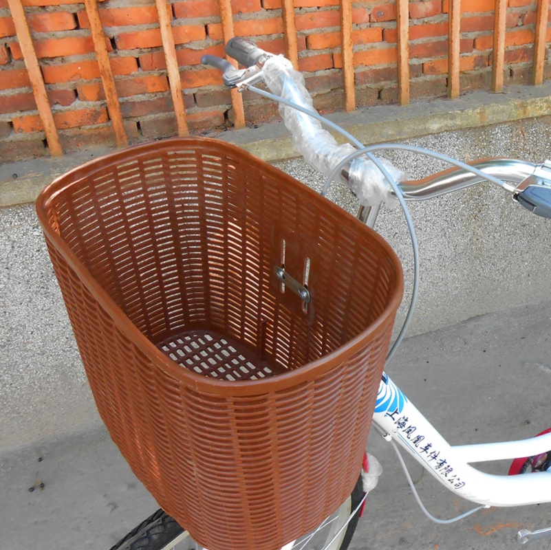 Bicycle Basket Plastic Imitation rattan Retro Car basket Countryside style fold lady enlarge Basket Bracketin the Bike/Riding equipment/Parts and Accessories , Bicycle Parts/Fitting , BASKET/Car basket category - from Buy2taobao.com to provide professional Taobao agent buy service