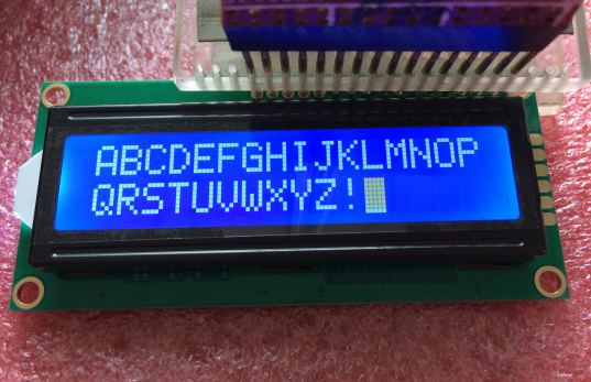 深圳1602串口液晶屏 1602液晶模块 串口1602显示模块 蓝底白字