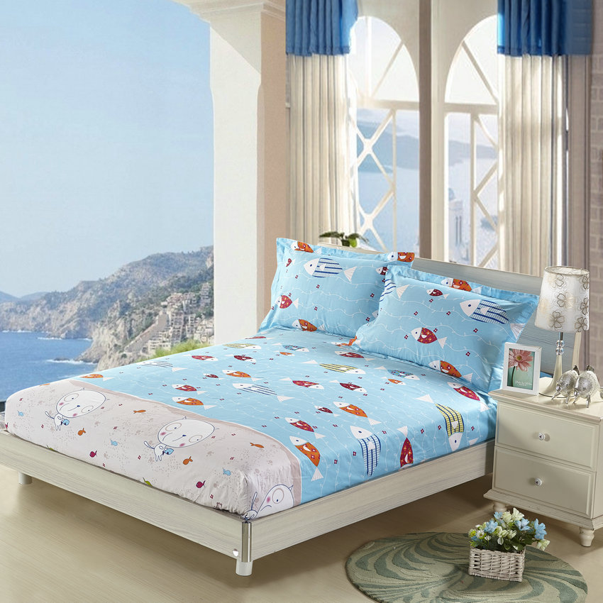St. sleep Court cotton Twill Printed fabrics Bed cover Chuangbao Specifications Complete Cartoon children Bed cover customizedin the Bedclothes , Fitted category - from Buy2taobao.com to provide professional Taobao agent buy service