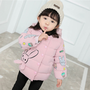 秋冬女宝宝棉服0-1-2-3-4周岁女童冬装外套加厚婴儿保暖棉衣