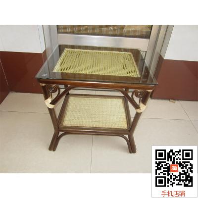 简约现代全藤双层茶几阳光房边几角几卧室小桌茶道小方桌包邮|ruв категории жилой мебели, несколько видов, угол несколько/край несколько - от Buy2taobao.com для оказания профессиональной услуги покупки агента Taobao