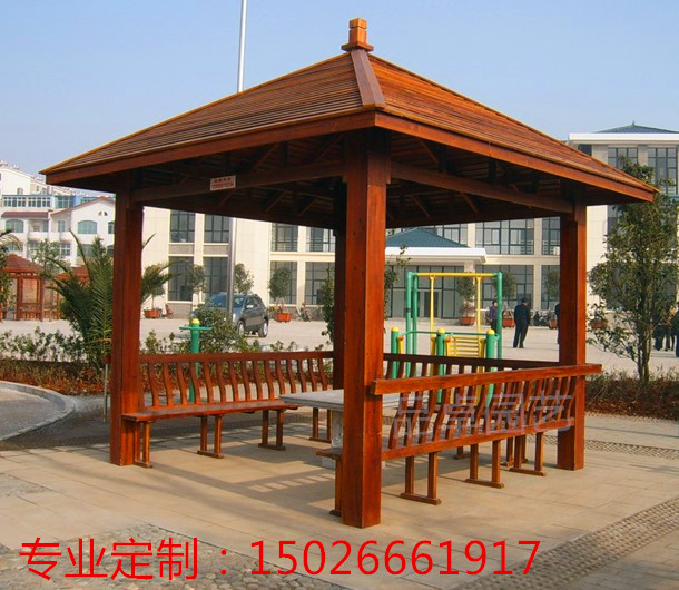 户外防腐木凉亭定做公园实木凉亭庭院花园凉亭阁四角六角休闲亭子|ruв категории жилой мебели, открытый/двор мебели, деревянный павильон - от Buy2taobao.com для оказания профессиональной услуги покупки агента Taobao