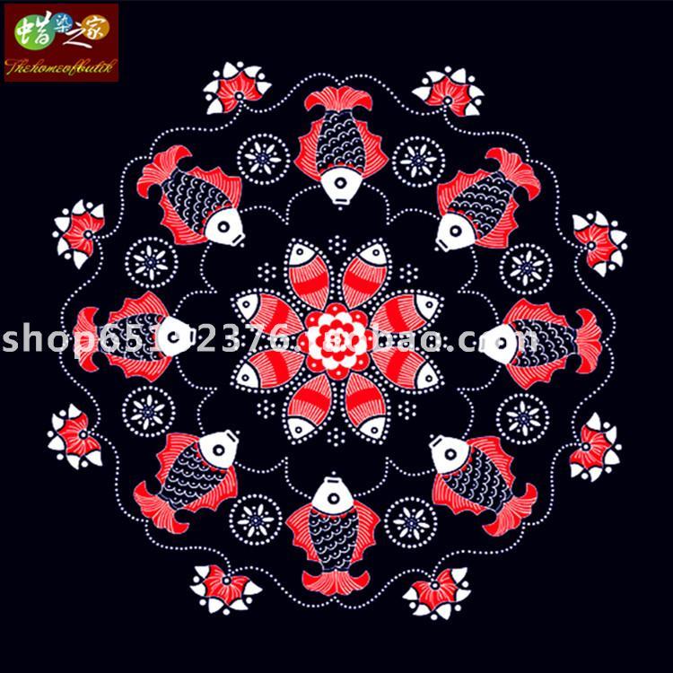 蜡染桌布 苗族蜡染 蜡染画 壁挂 台布 方桌布 大红鱼 115*115CM在类目 特色手工艺, 少数民族特色工艺品, 苗族特色, 苗族蜡染中 - 来自Buy2taobao.com提供专业的淘宝代购服务