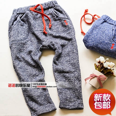 LM.kids林淼童装春秋儿童运动裤 男童裤子彩棉毛圈灯笼裤休闲长裤