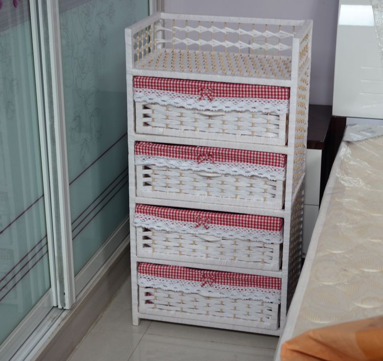 Straw Rattan Storage cabinet Simplicity bedside cupboard Lockers baby wardrobe drawer Chest of drawers Countrysidein the Storage consolidation , Home Storage appliances , Cabinets , Shoebox category - from Buy2taobao.com to provide professional Taobao agent buy service