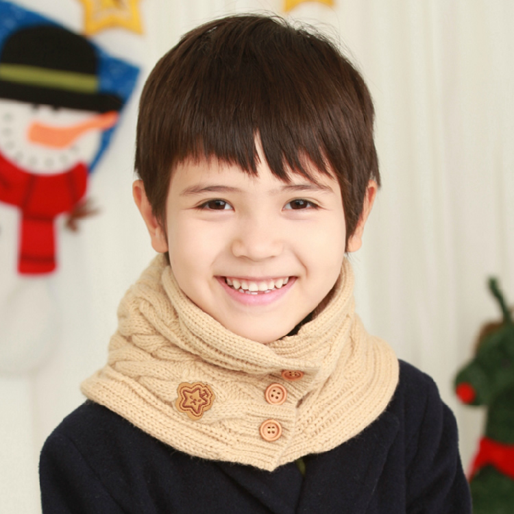 Handsome British style!Parenting the republic of korea quality goods Boy girl Wool Collar winter children keep warm Collarin the Children/Baby/Family fitted , Hat/Muffler/Masks/Gloves/Earmuffs/Booties , Muffler category - from Buy2taobao.com to provide professional Taobao agent buy service