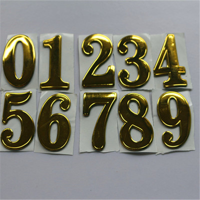 家用公司数字门牌号码贴纸立体自粘不干胶组合