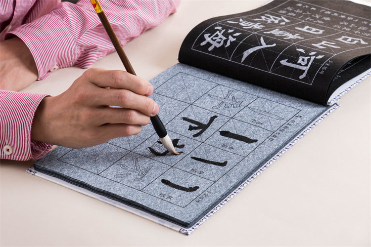 颜真卿楷书入门教程描红字帖儿童学生成人书法