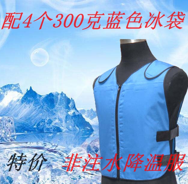 包邮降温背心制冷背心低温冰袋服 防暑防热空调冷却背心 高温防护在类目 居家日用, 防护用品, 防护服中 - 来自Buy2taobao.com提供专业的淘宝代购服务