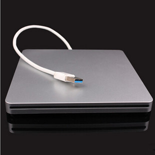 外置USB3.0DVD刻录机苹果款吸入式移动光驱MAC笔记本PC机外挂光驱
