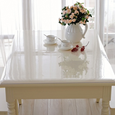 PVC 桌布 软质玻璃餐桌布防水 塑料桌垫免洗茶几垫台布防油水晶板
