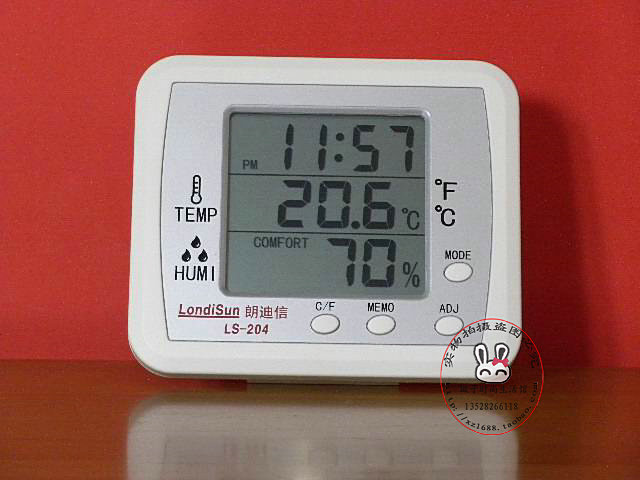 Manufactor Direct selling Dick Electronics Hygrometer LS-204 Big screen(With time)in the Electrical life , Other home appliances , Electronic hygrometer category - from Buy2taobao.com to provide professional Taobao agent buy service