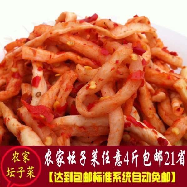 4斤包邮辣椒萝卜 500克 湖南特产下饭菜/家常菜 辣食 坛子菜|msdalam kategori makanan ringan/Nuts/Specialty, produk Dougan/sayur-sayuran kering, sayur-sayuran kering - dari Buy2taobao.com untuk memberikan perkhidmatan ejen Taobao profesional membeli