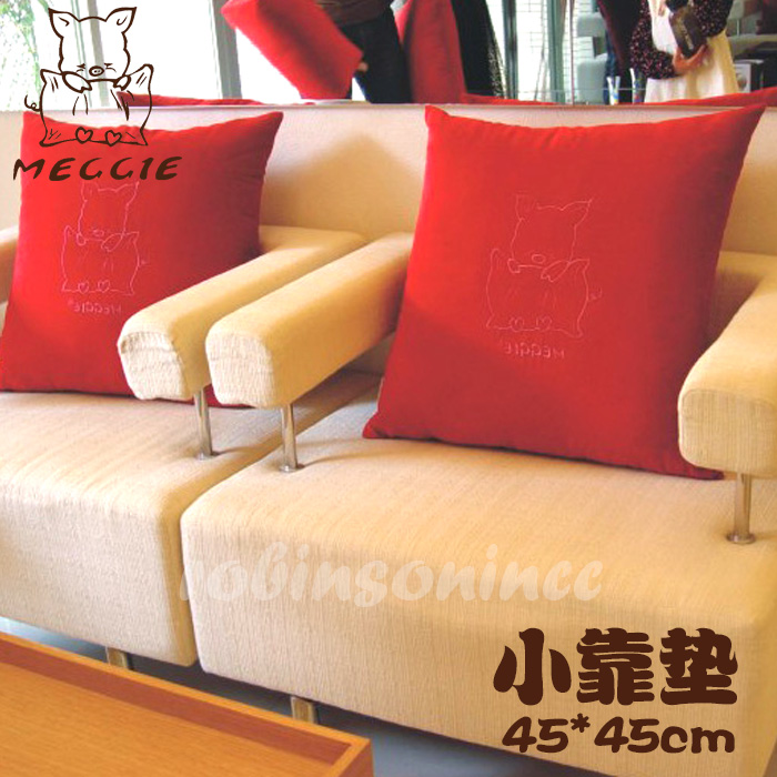 Meggie美及沙发小靠垫抱枕时尚含芯布艺奢华田园靠背枕包邮办公室在类目 居家布艺, 靠垫/抱枕中 - 来自Buy2taobao.com提供专业的淘宝代购服务