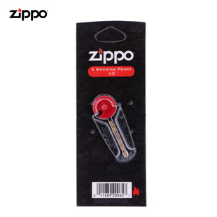 zippo打火石正版zippo打火机，专用火石6粒装2406ncz