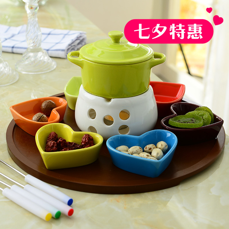 Haagen-Dazs Fire Boiler ceramics With cover Chocolate Fondue suit Cheese ice cream Fire Boiler tablewarein the Kitchen/Cooking utensils , Cooking utensils , Cooking Tool Set category - from Buy2taobao.com to provide professional Taobao agent buy service