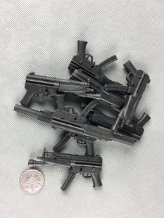 1/6兵人12寸比例可动人偶配件兵人MP5瑕疵版弹匣