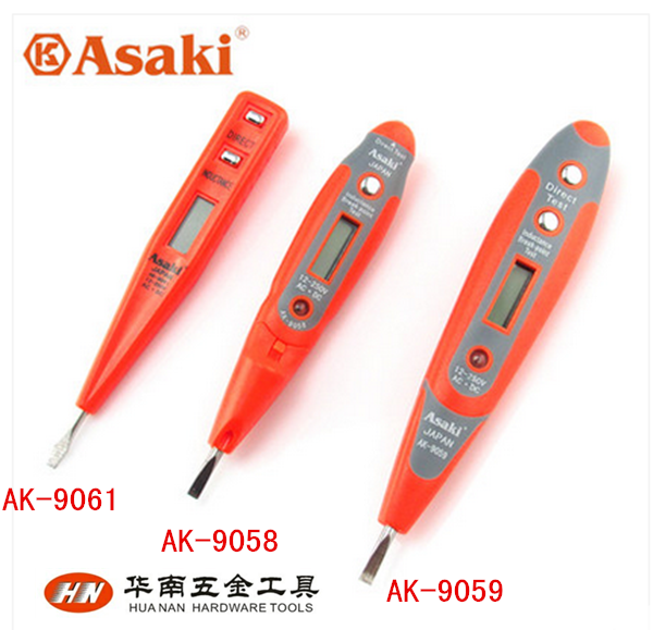 quality goods Hong Kong Asaki ASAKI high-grade multi-function digital display Test pencil Examine the electrical pen AK-9058in the Hardware/Tool , Hand Tools , Electronic and electrical tools , Test pencil category - from Buy2taobao.com to provide professional Taobao agent buy service