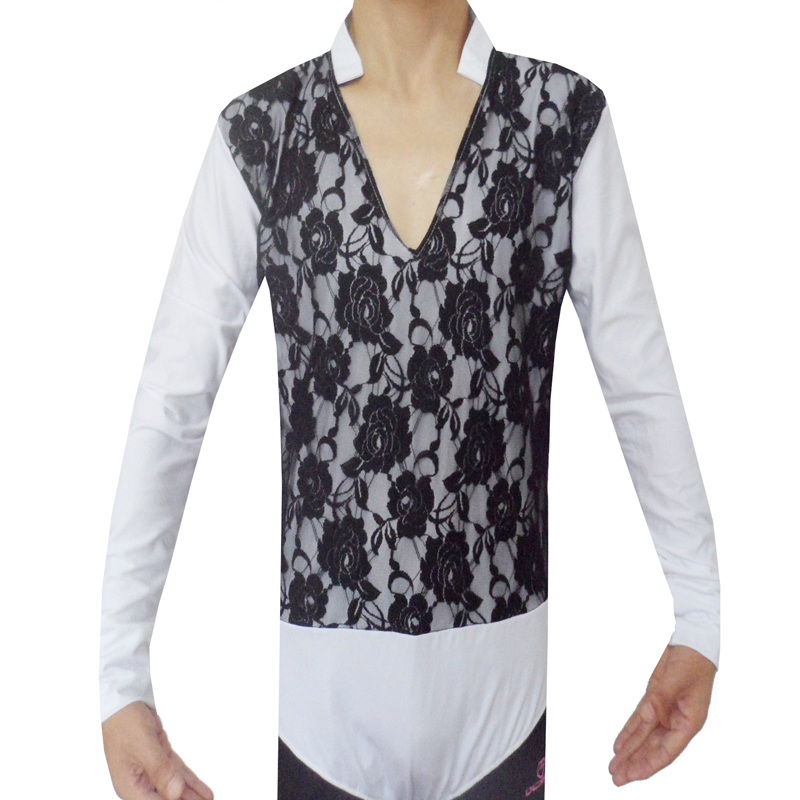 新款男士拉丁舞服装舞蹈演出服广场舞练功服立领长袖上衣Y-0003在类目 运动/瑜伽/健身/球迷用品, 舞蹈/健美操/体操, 拉丁舞, 拉丁舞上装中 - 来自Buy2taobao.com提供专业的淘宝代购服务