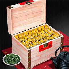 新茶 安溪高山铁观音 浓香型茶叶木质礼盒装兰花香乌龙茶500g
