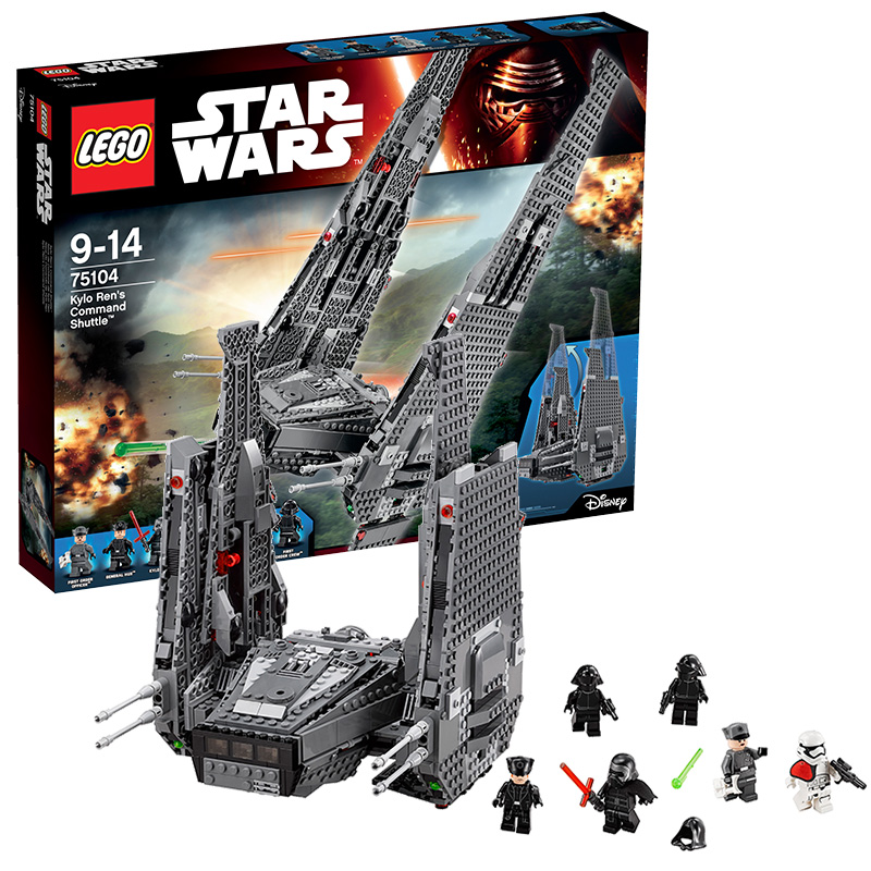 乐高星球大战75104 Kylo Ren的指挥穿梭机LEGO STAR WARS积木玩具