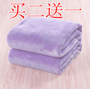 法莱绒毛毯床单法兰绒，休闲毯沙发毯毛巾被纯色，珊瑚绒毯子盖毯