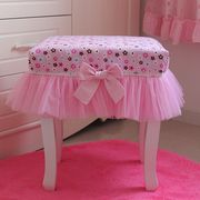 韩式田园可爱小公主化妆凳罩 钢琴凳套 可梳妆台罩 床头柜罩