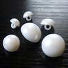 纽扣扣子专卖高档白色珍珠圆形，扣子蘑菇扣女士雪纺衬衫开衫扣子