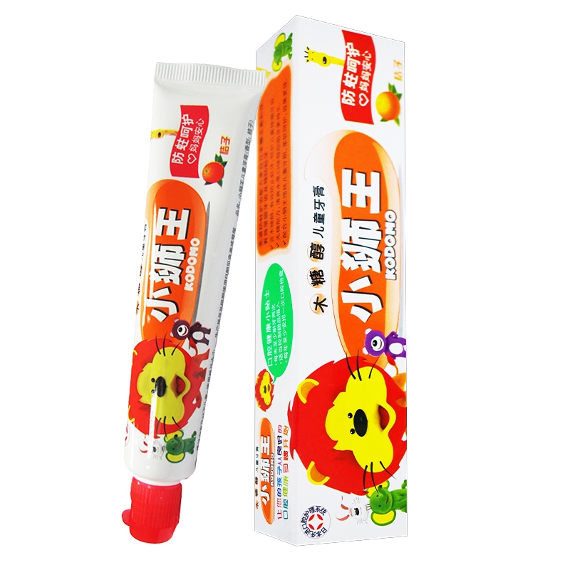 LION小獅王牙膏 40G兒童牙膏 防蛀 木糖醇 含氟 桔子味在類目 洗護清潔劑/衛生巾/紙/香薰, 洗髮沐浴/個人清潔, 口腔護理, 牙膏中 - 來自Buy2taobao.com提供專業的淘寶代購服務