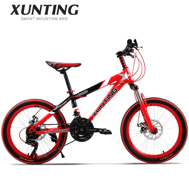 刹烤漆减震男女新款迅霆自行车24寸26寸山地