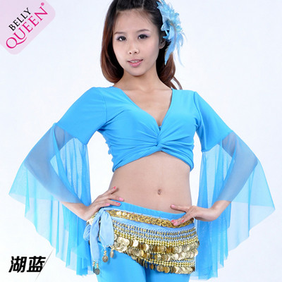 肚皮舞上衣印度舞蹈服装新款演出服练习服练功服 网纱蝴蝶袖上衣在类目 运动/瑜伽/健身/球迷用品, 舞蹈/健美操/体操, 肚皮舞, 肚皮舞上装中 - 来自Buy2taobao.com提供专业的淘宝代购服务