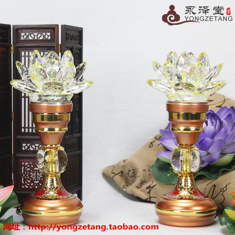唐彩LED莲花水晶灯佛供灯佛前灯荷花灯佛灯佛具供佛灯具品在类目 家居饰品, 摆件中 - 来自Buy2taobao.com提供专业的淘宝代购服务