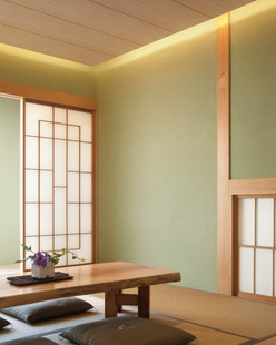 ！5平米/卷！榻榻米日式日本装饰壁纸经典绿色墙纸和室墙纸