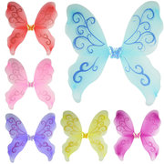 天使翅膀彩色天使翅膀儿童舞会表演六一节道具新娘花童翅膀装扮