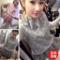 上下架计划:欧洲站2014冬季新款镶钻甜美针织蕾丝打底衫中长款女装t恤裙衣潮