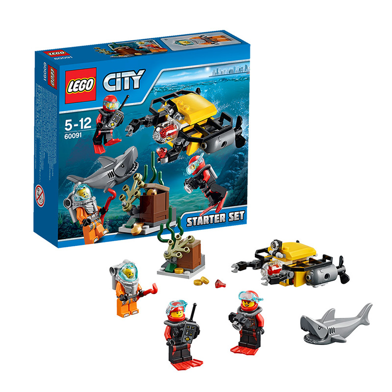 乐高城市组60091深海探险入门套装LEGO CITY 玩具积木益智趣味