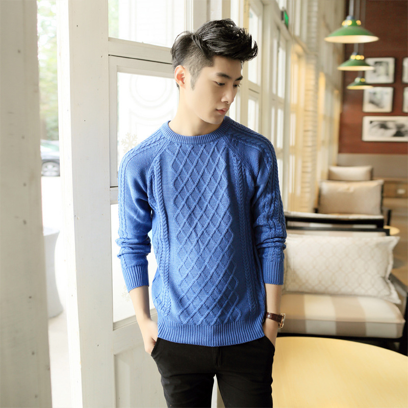 men winter pullover wool sweater Autumn and winter T-shirts Twist the needle weave sweater Sweaterin the Men's clothing, Knitwear/Sweaters category - from Buy2taobao.com to provide professional Taobao agent buy service