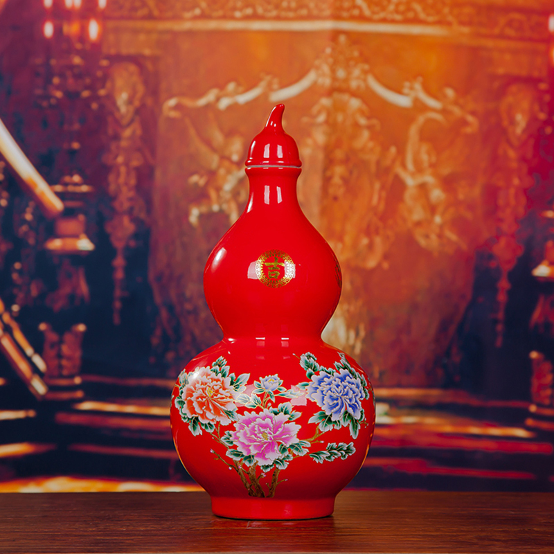 Jingdezhen gourd ceramics blank 5 bottles 10 To fake something antique seal up a living room decorate Wine Jarin the Tableware , Flagon/Wineglass/Wine , Home flagon category - from Buy2taobao.com to provide professional Taobao agent buy service