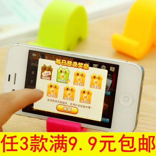 9.9包邮韩国时尚大象猫咪手机固定座 创意床头可爱卡通手机小支架|ruв категории Цифровые аксессуары, аксессуары для мобильных телефонов, телефон скобка/мобильный телефон сиденья - от Buy2taobao.com для оказания профессиональной услуги покупки агента Taobao